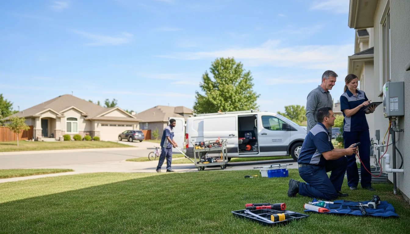 Tankless water heater service in Brule, WI